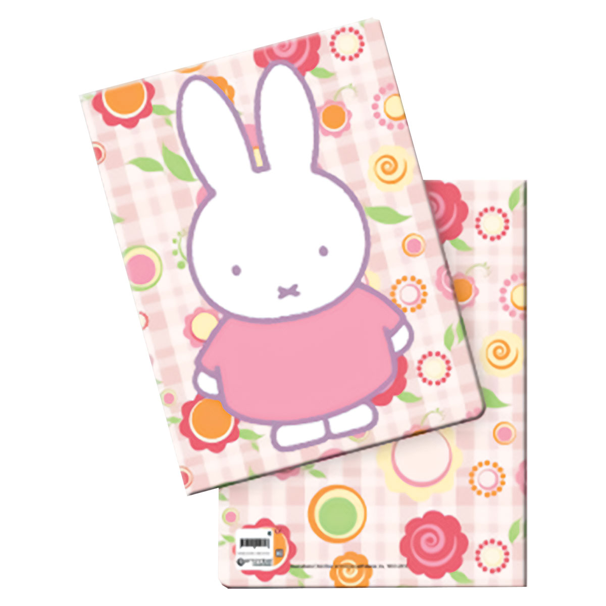 MIFFY PLAID-Caderno A5 agrafado linhas 40fls